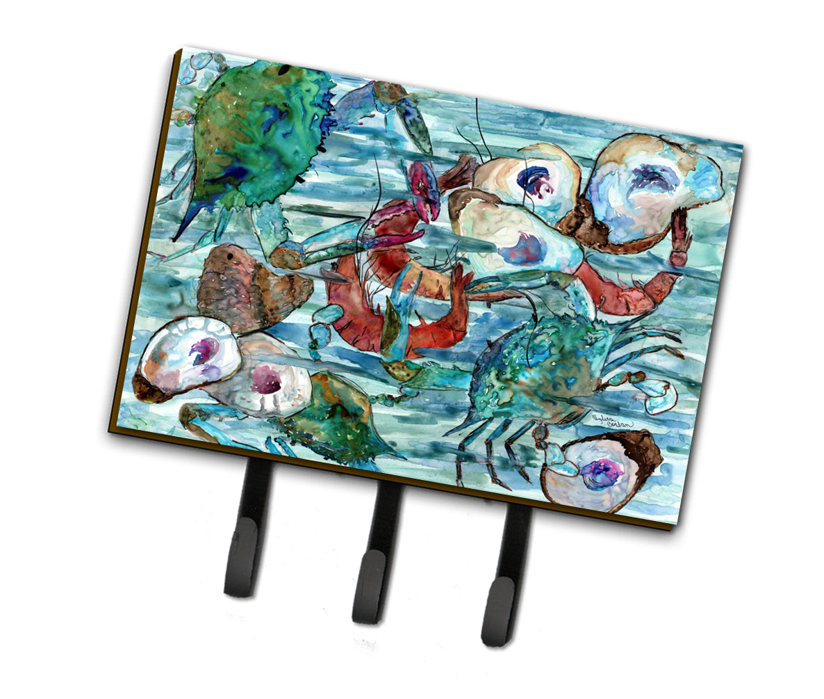 Watery Shrimp, Crabs and Oysters Leash or Key Holder 8964TH68  the-store.com.