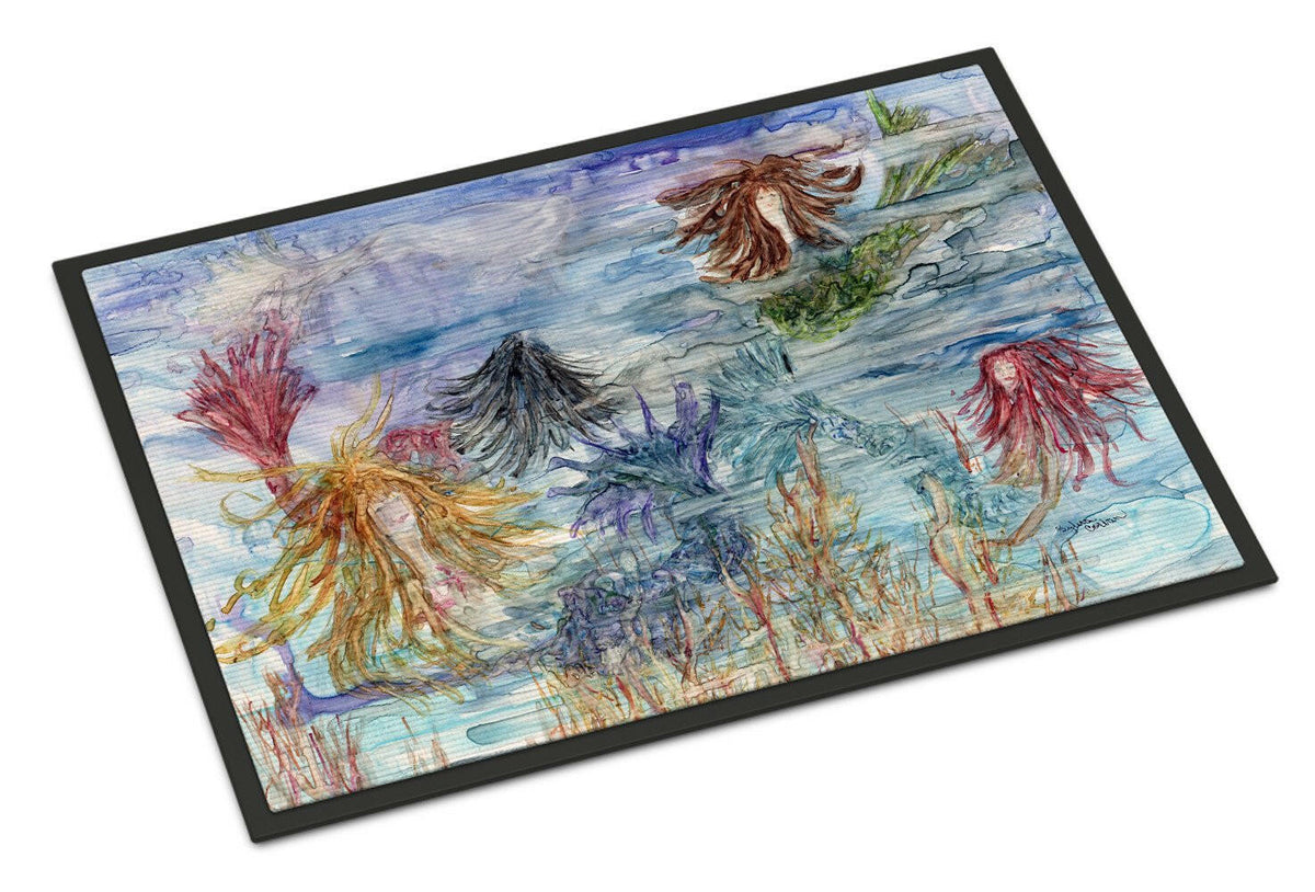 Abstract Mermaid Water Fantasy Indoor or Outdoor Mat 24x36 8975JMAT - the-store.com