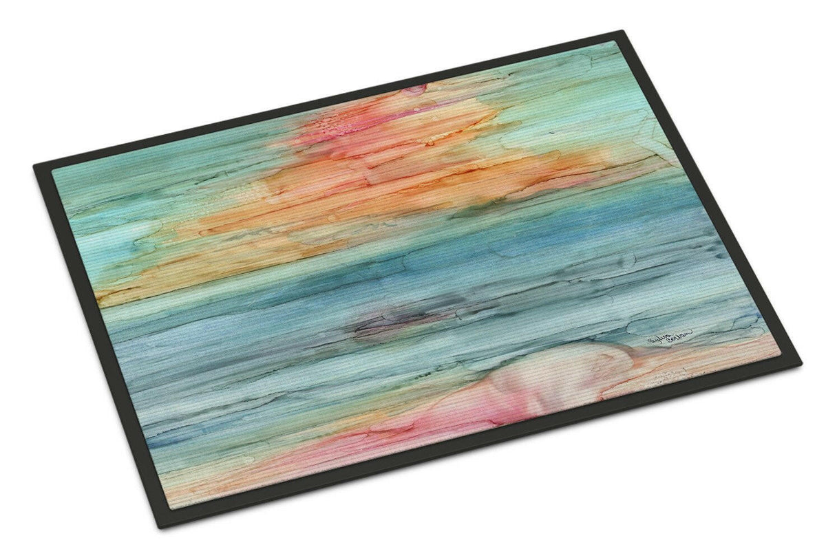 Abstract Rainbow Indoor or Outdoor Mat 24x36 8979JMAT - the-store.com