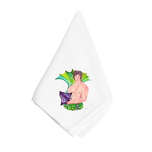 Merman Napkin by Caroline's Treasures