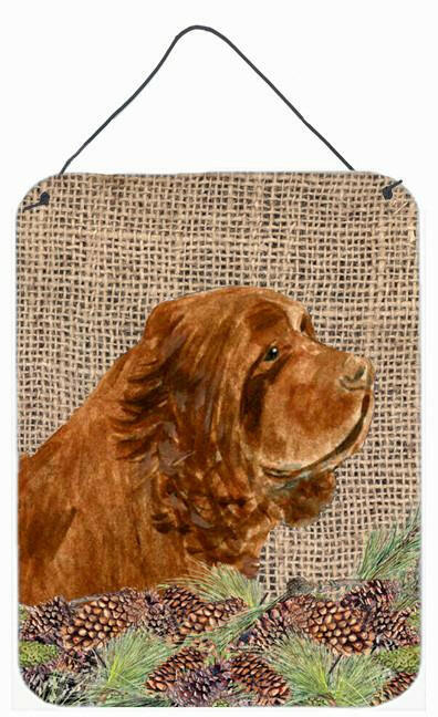 Sussex Spaniel Aluminium Metal Wall or Door Hanging Prints by Caroline's Treasures