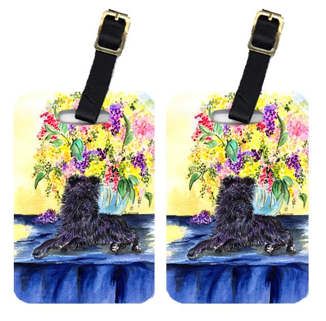 Pair of 2 Affenpinscher Luggage Tags by Caroline&#39;s Treasures