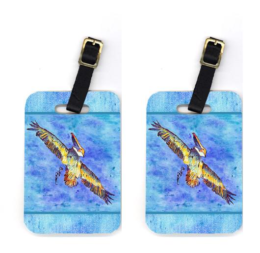 Pair of Pelican Luggage Tags by Caroline's Treasures