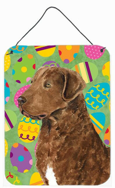 Chesapeake Bay Retriever Easter Eggtravaganza Wall or Door Hanging Prints by Caroline's Treasures