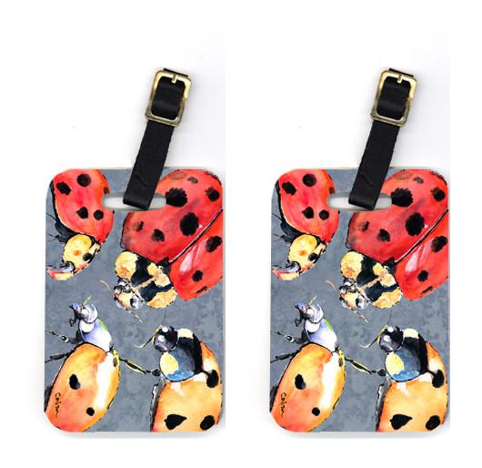 Pair of Lady Bug Multiple Luggage Tags by Caroline's Treasures