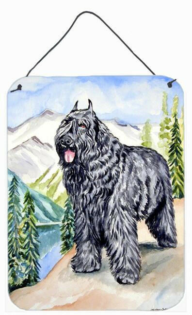 Bouvier des Flandres Aluminium Metal Wall or Door Hanging Prints by Caroline&#39;s Treasures