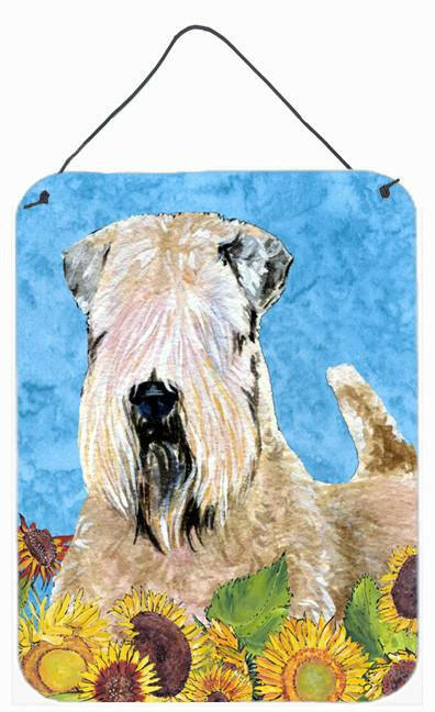 Wheaten Terrier Soft Coated Aluminium Metal Wall or Door Hanging Prints by Caroline's Treasures