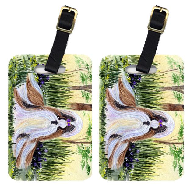 Pair of 2 Shih Tzu Luggage Tags by Caroline's Treasures