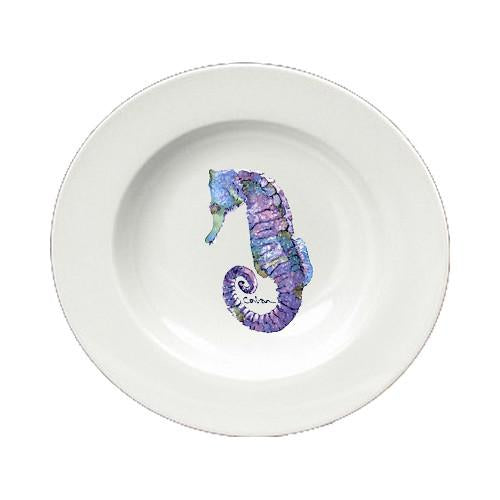 Seahorse  Ceramic - Bowl Round 8.25 inch 8639-SBW by Caroline's Treasures