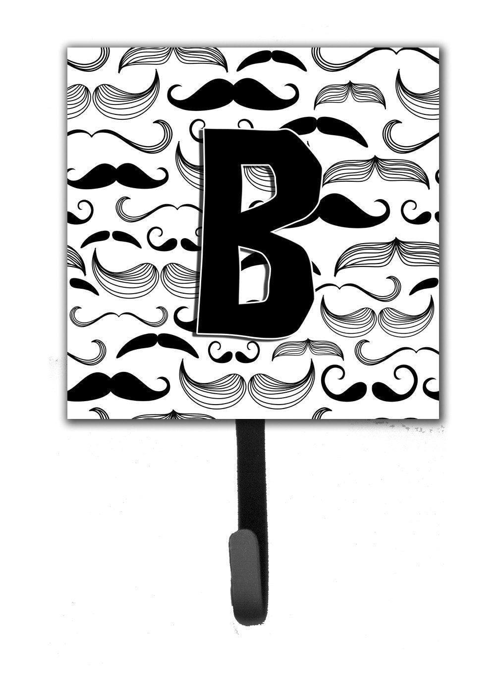 Letter B Moustache Initial Leash or Key Holder CJ2009-BSH4 by Caroline's Treasures