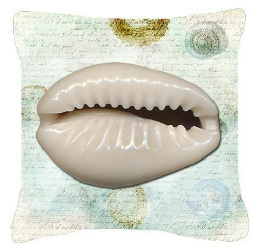 Shells    Canvas Fabric Decorative Pillow by Caroline's Treasures