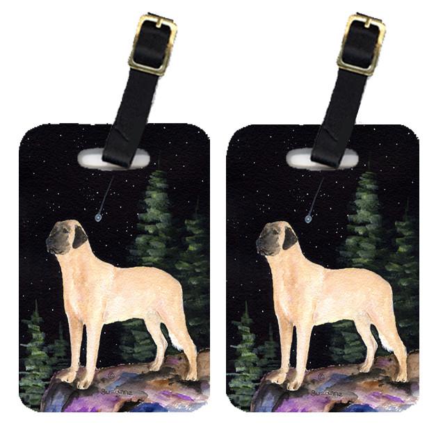 Starry Night Anatolian Shepherd Luggage Tags Pair of 2 by Caroline's Treasures