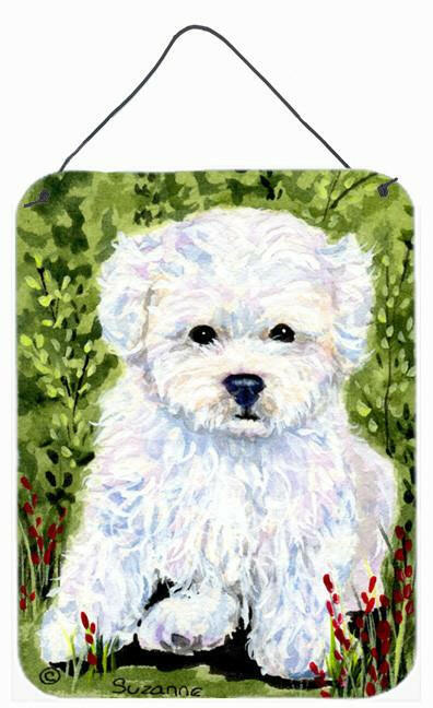 Bichon Frise Aluminium Metal Wall or Door Hanging Prints by Caroline's Treasures