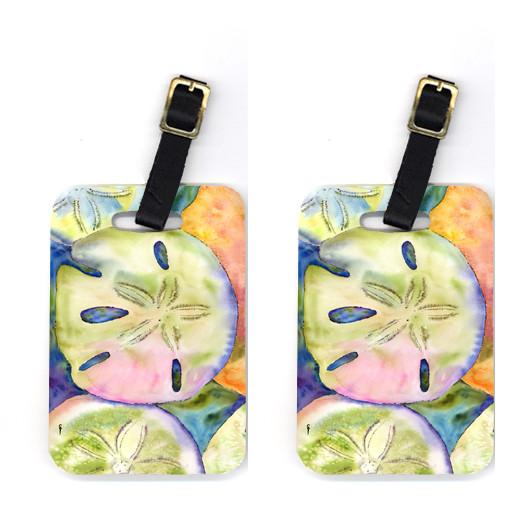 Pair of Sand Dollar Luggage Tags by Caroline's Treasures