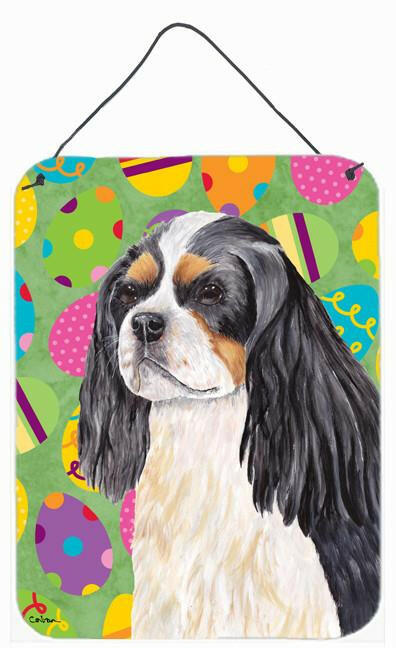 Cavalier Spaniel Easter Eggtravaganza Wall or Door Hanging Prints by Caroline's Treasures