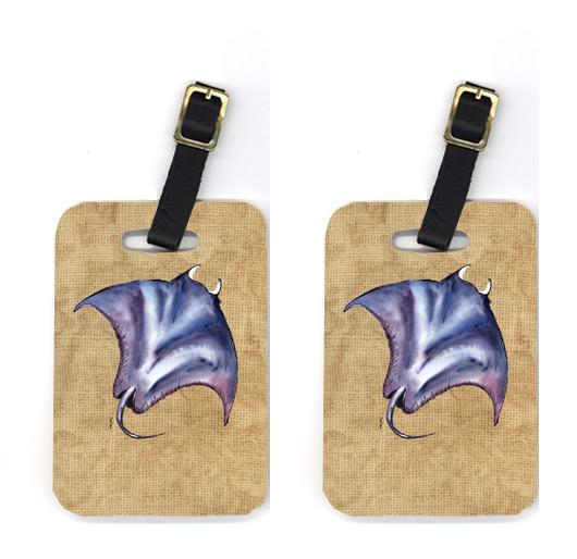 Pair of Stingray Luggage Tags by Caroline&#39;s Treasures