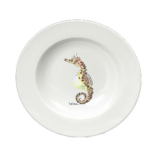 Seahorse  Ceramic - Bowl Round 8.25 inch 8640-SBW by Caroline's Treasures