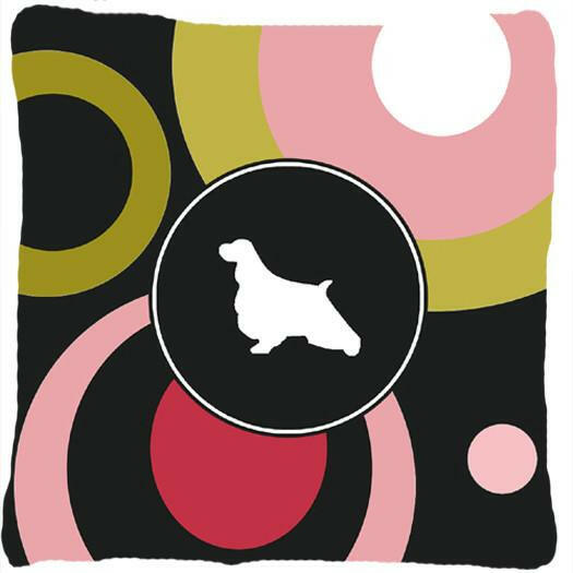 English Springer Spaniel Decorative   Canvas Fabric Pillow by Caroline's Treasures