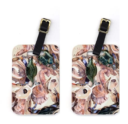 Pair of Crab Luggage Tags by Caroline&#39;s Treasures