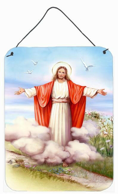 Easter Jesus is Risen Wall or Door Hanging Prints APH3420DS1216 by Caroline's Treasures