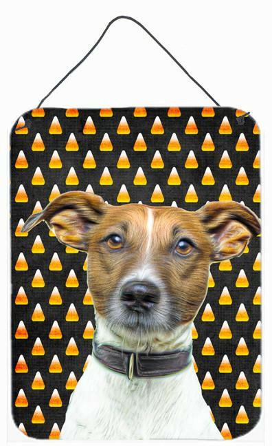 Candy Corn Halloween Jack Russell Terrier Wall or Door Hanging Prints KJ1211DS1216 by Caroline's Treasures