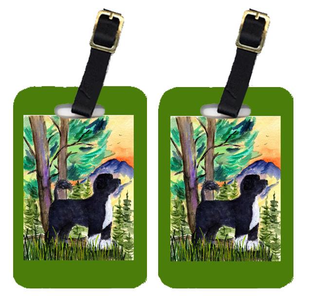 Pair of 2 Portuguese Water Dog Luggage Tags by Caroline's Treasures