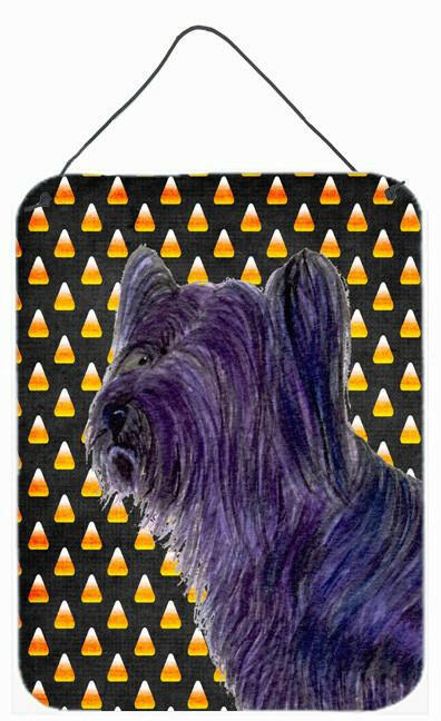 Skye Terrier Candy Corn Halloween Portrait Wall or Door Hanging Prints by Caroline's Treasures