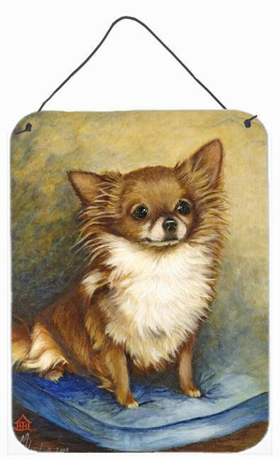 Chihuahua Long Hair Brown Wall or Door Hanging Prints MH1036DS1216 by Caroline's Treasures