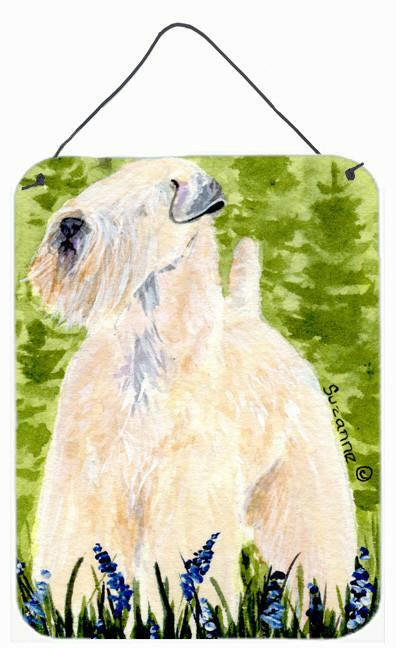 Wheaten Terrier Soft Coated Aluminium Metal Wall or Door Hanging Prints by Caroline&#39;s Treasures