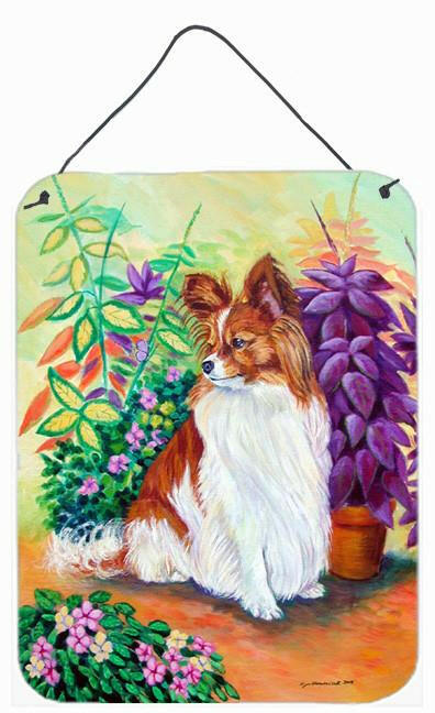 Papillon Aluminium Metal Wall or Door Hanging Prints by Caroline's Treasures