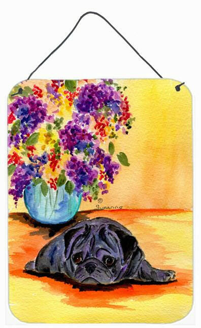 Pug Aluminium Metal Wall or Door Hanging Prints by Caroline&#39;s Treasures