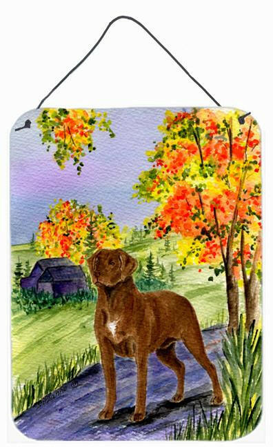 Chesapeake Bay Retriever Aluminium Metal Wall or Door Hanging Prints by Caroline&#39;s Treasures