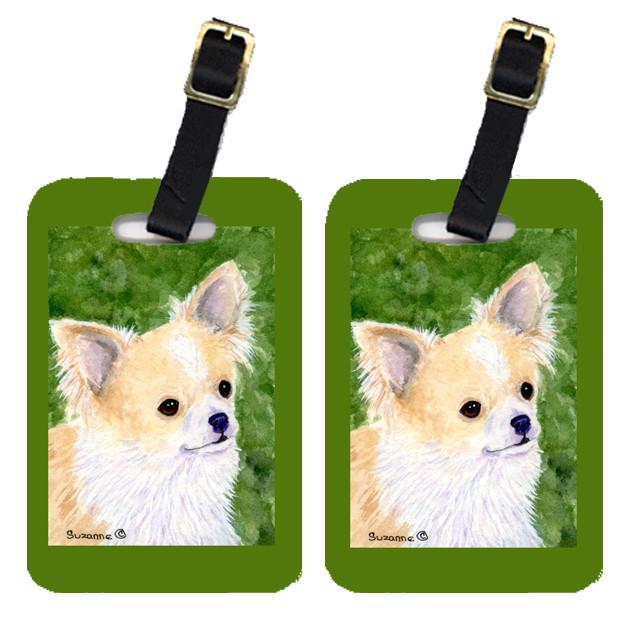 Pair of 2 Chihuahua Luggage Tags by Caroline&#39;s Treasures