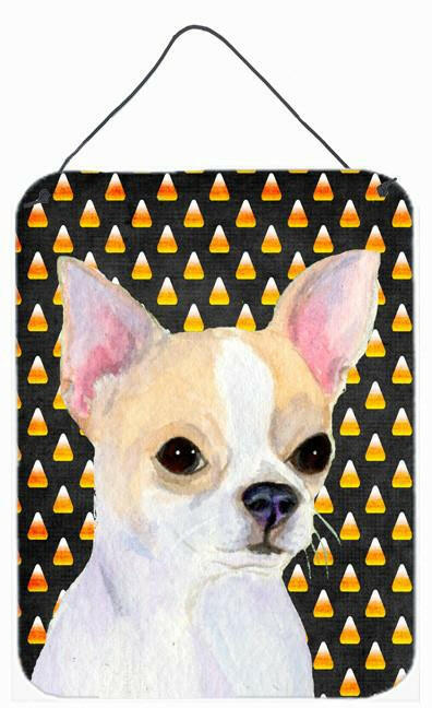 Chihuahua Candy Corn Halloween Portrait Wall or Door Hanging Prints by Caroline&#39;s Treasures