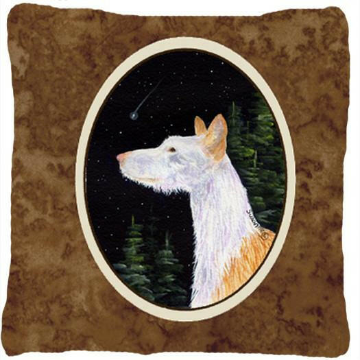 Starry Night Ibizan Hound Decorative   Canvas Fabric Pillow by Caroline's Treasures