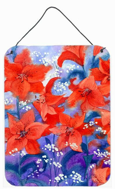 Lillies Wall or Door Hanging Prints IBD0257DS1216 by Caroline's Treasures