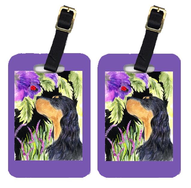 Pair of 2 Gordon Setter Luggage Tags by Caroline&#39;s Treasures