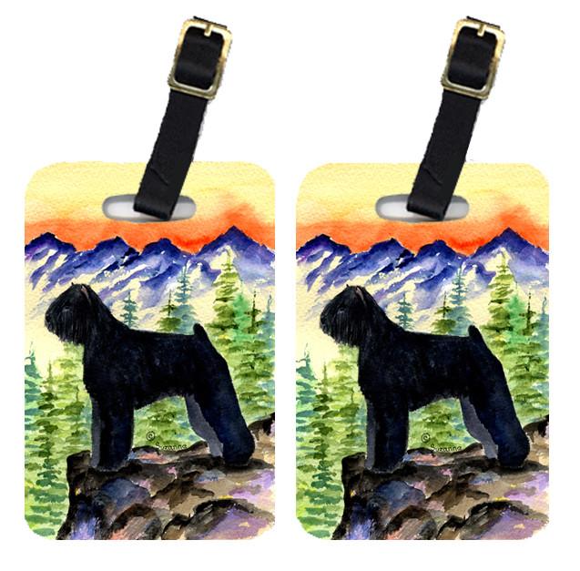 Pair of 2 Bouvier des Flandres Luggage Tags by Caroline&#39;s Treasures