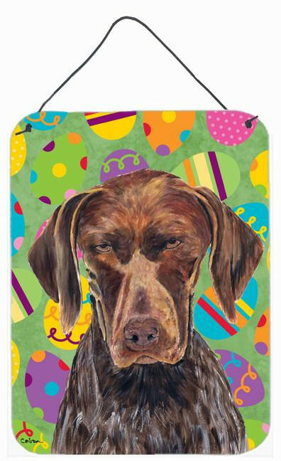 German Shorthaired Pointer Easter Eggtravaganza Wall or Door Hanging Prints by Caroline's Treasures