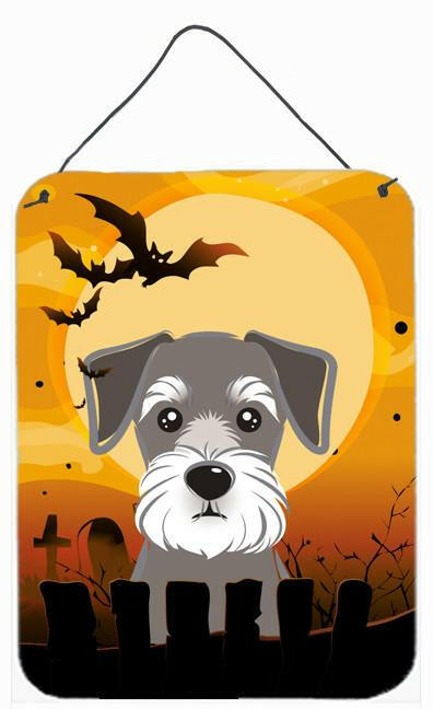 Halloween Schnauzer Wall or Door Hanging Prints BB1764DS1216 by Caroline's Treasures