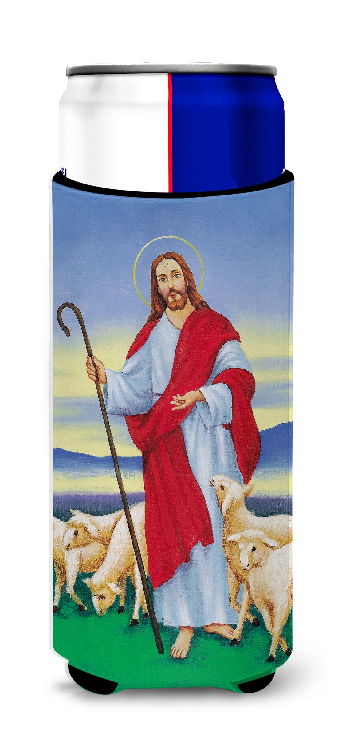 Jesus The Good Shepherd Ultra Beverage Insulators for slim cans AAH6876MUK  the-store.com.