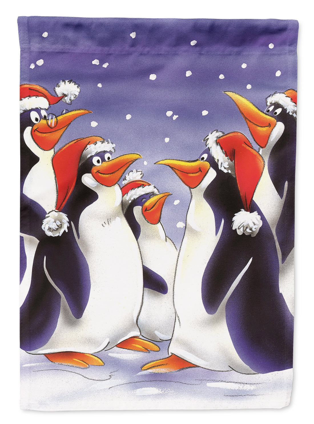 Holiday Penguins Flag Garden Size AAH7264GF.