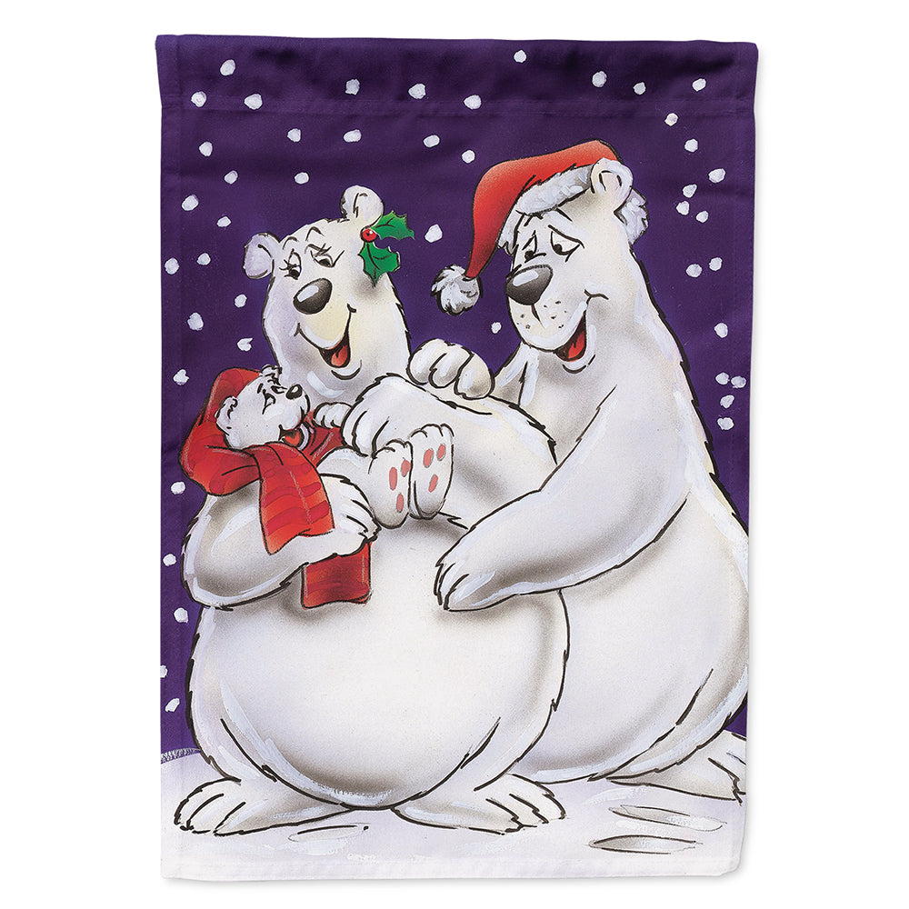 Holiday Polar Bears Flag Canvas House Size AAH7269CHF  the-store.com.