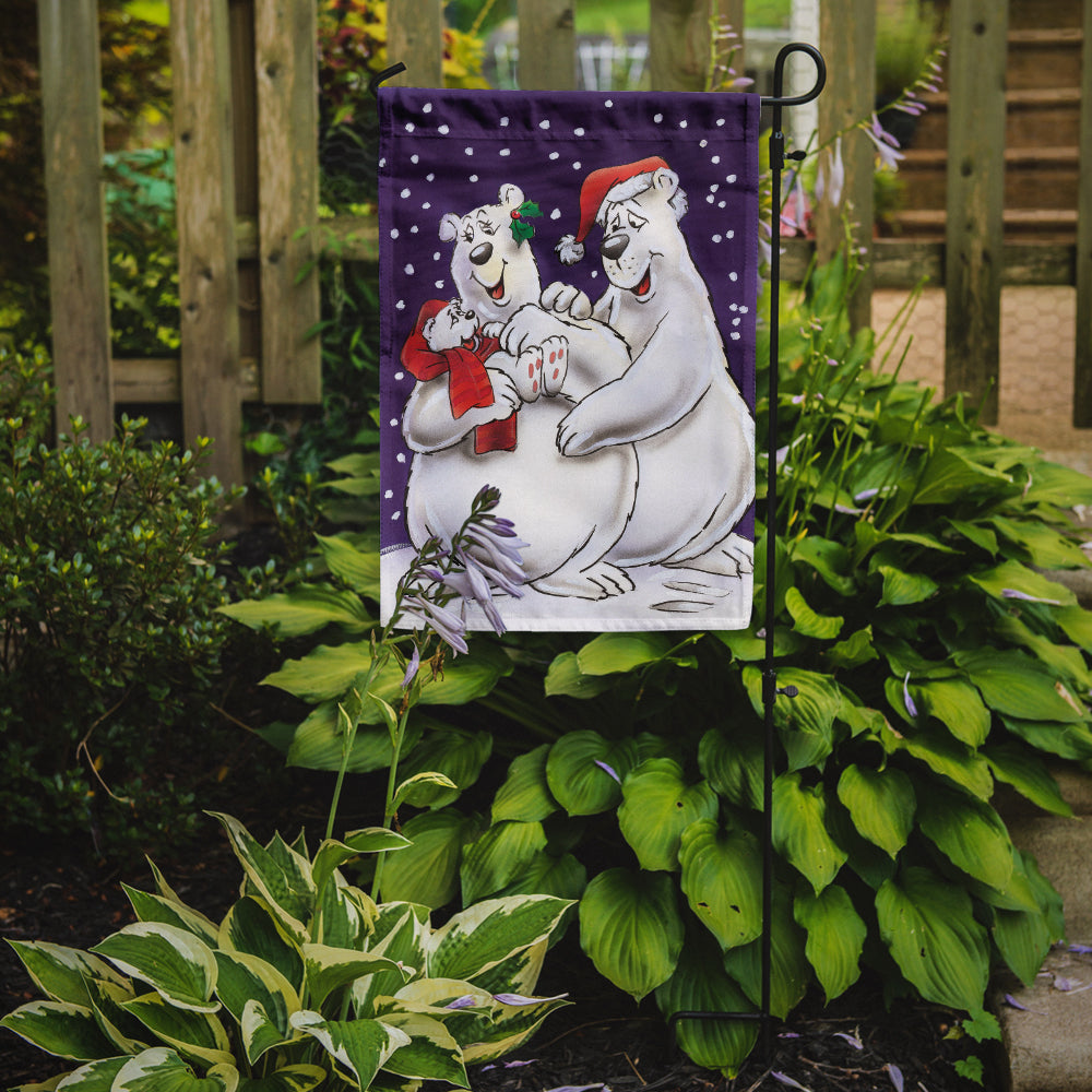 Holiday Polar Bears Flag Garden Size AAH7269GF.