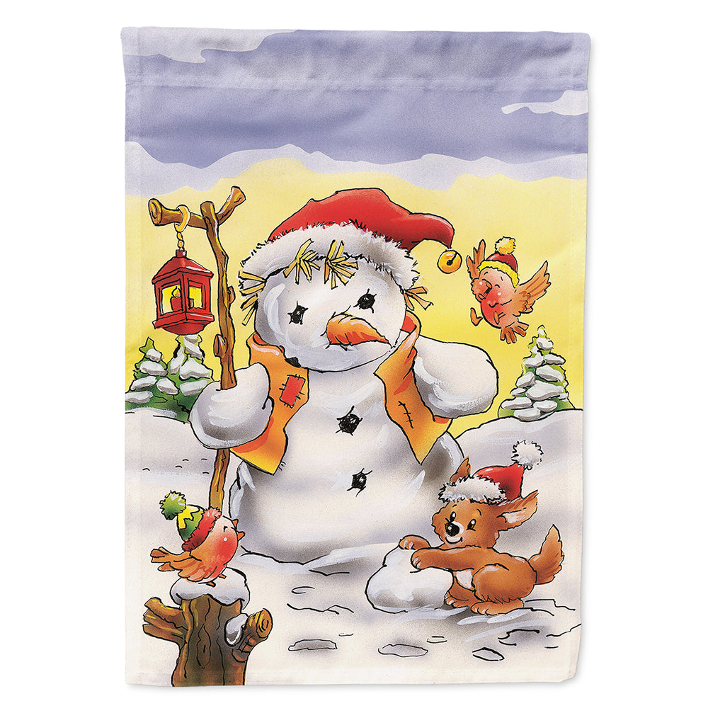 Scarecrow Snowman Flag Canvas House Size AAH7295CHF  the-store.com.