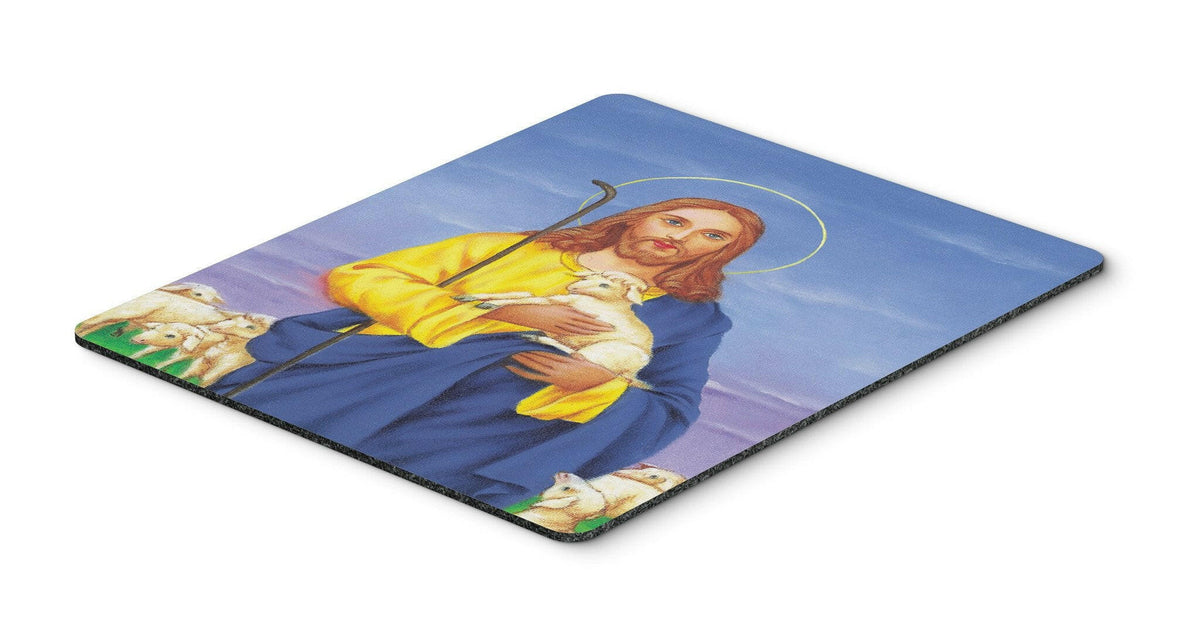 Jesus The Good Shepherd holding a lamb Mouse Pad, Hot Pad or Trivet AAH8215MP by Caroline&#39;s Treasures