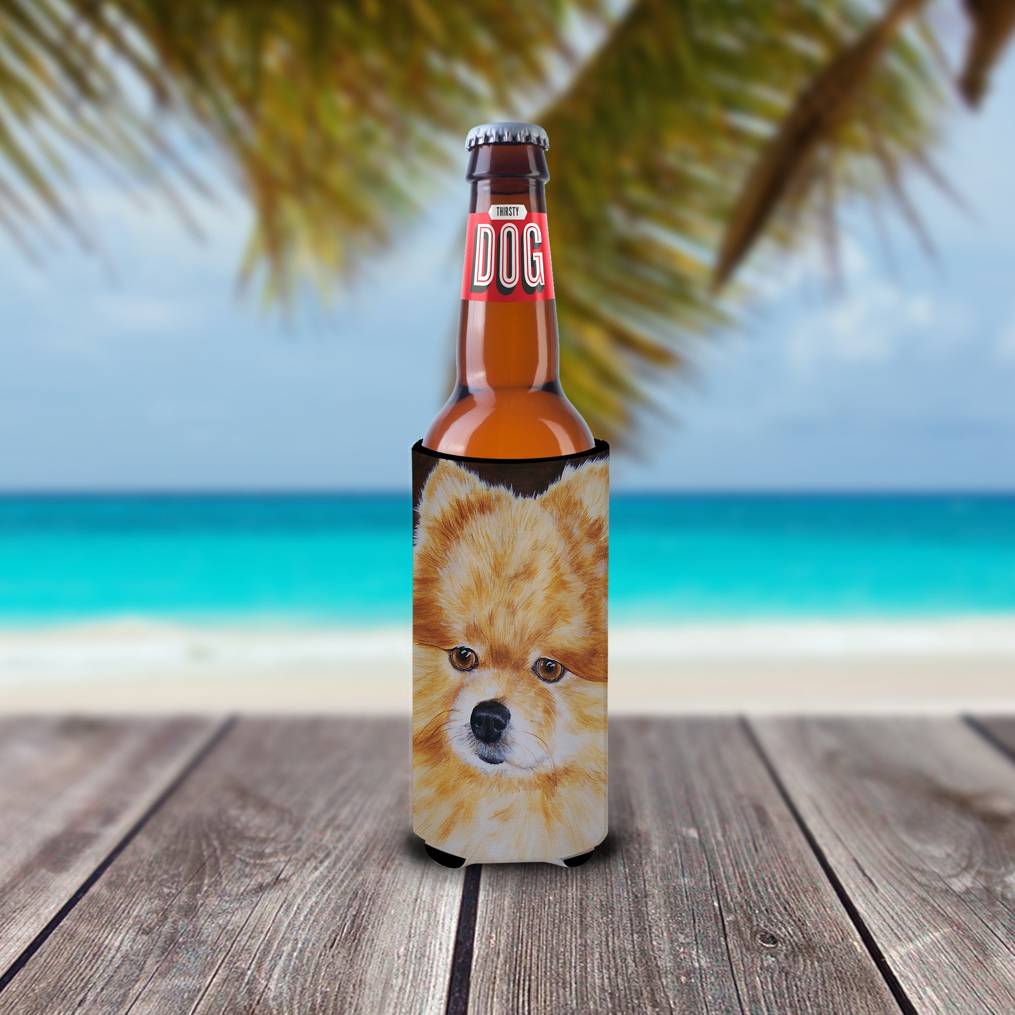 Pomeranian Ultra Beverage Insulators for slim cans AMB1049MUK  the-store.com.