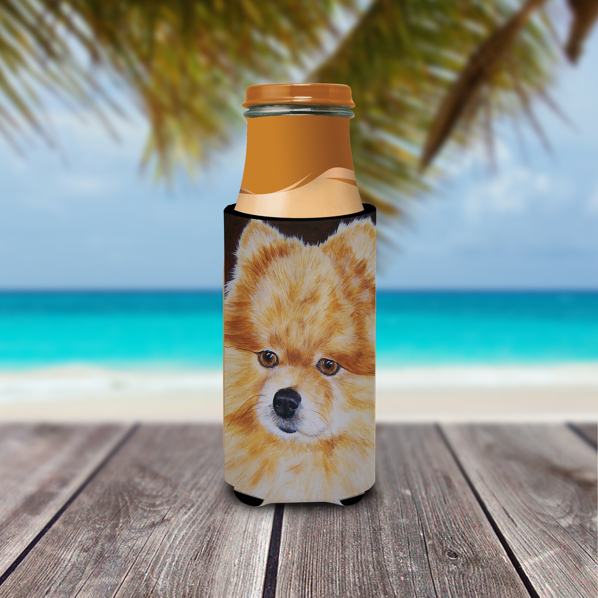 Pomeranian Ultra Beverage Insulators for slim cans AMB1049MUK  the-store.com.