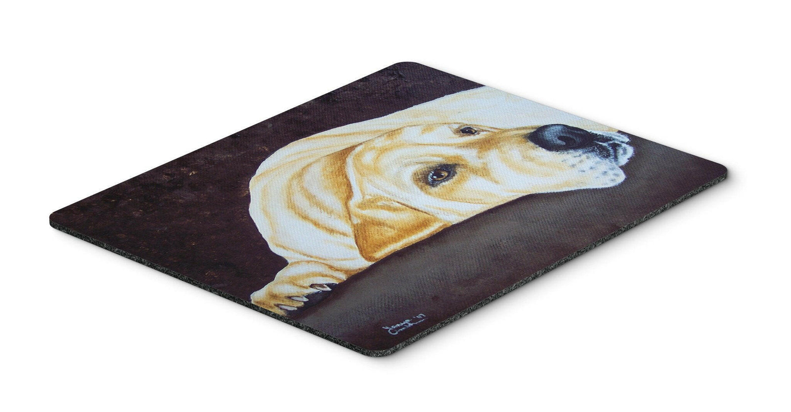 Naptime Yellow Labrador Mouse Pad, Hot Pad or Trivet AMB1072MP by Caroline's Treasures