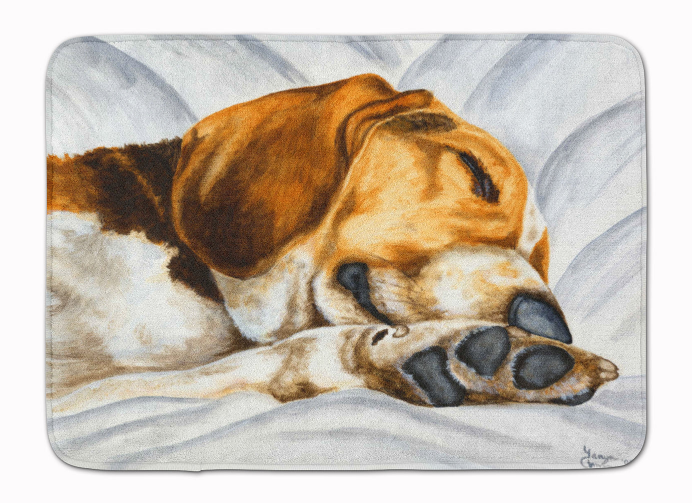 Beagle Bliss Machine Washable Memory Foam Mat AMB1076RUG - the-store.com